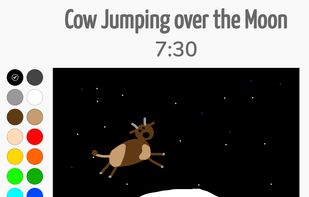 Draw - use simple tools to draw a phrase. Each player gets 10 minutes.