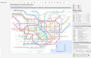 Visualize complex networks with a detailed Tokyo subway map, color-coded routes and reference notes on one canvas. https://drawdy.io/?canvas=6aa025aadf968c0d81e8c821&token=jn__9WNB0z0xUAiWIwSc9g