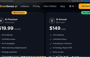 Pricing/tiers page