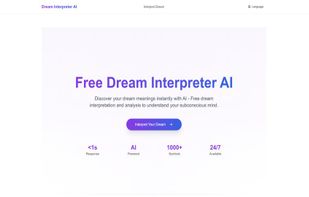 Dream Interpretation AI screenshot 1