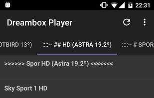 Dreambox Player screenshot 1
