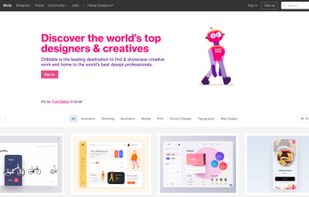 Dribbble screenshot 1