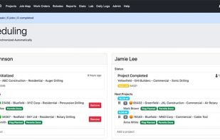 Driller Scheduling Page