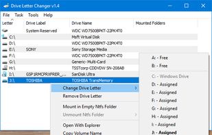 Drive Letter Changer screenshot 2