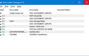 Drive Letter Changer screenshot 1