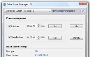 Drive Power Manager screenshot 1