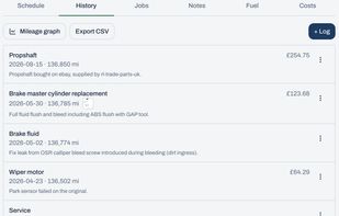 Record a full service history for your car with images and you can share this online or as a pdf to help to sell your car.