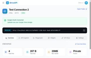 DriveWidget screenshot 1