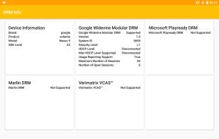 DRM Info screenshot 2