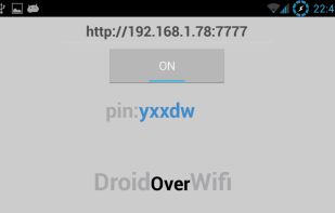 Droid Over Wifi screenshot 1