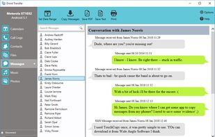 Droid Transfer screenshot 1