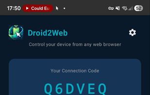 Droid2Web screenshot 1
