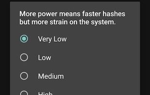 DroidMiner screenshot 1