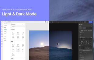 Droip features both Light and Dark Mode, giving you the best of both worlds. Whether you prefer a bright and airy workspace during the day or a calming, low-light environment at night, Droip has you covered.