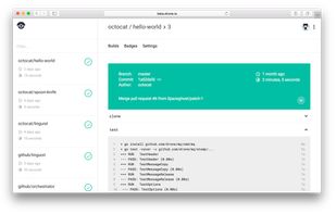 Drone.io screenshot 1