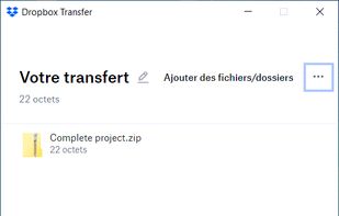 Dropbox Transfer screenshot 1