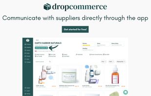 DropCommerce makes it easy to communicate with your supplier directly through the app.