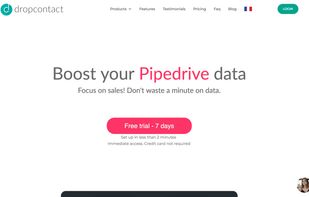 Dropcontact screenshot 2