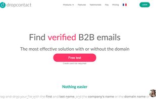 Dropcontact screenshot 1