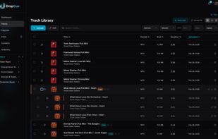   Manage your entire catalog with auto-detected BPM and key, artwork, and bulk actions.
