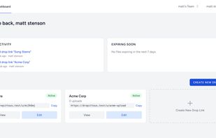 Admin panel to manage upload locations.