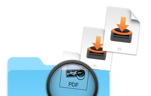 Watch a folder for files to print