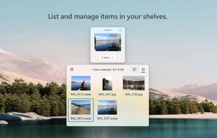 List and manage items in your shelves.