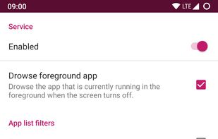 Drowser screenshot 1