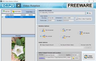 DRPU Videos Rotator screenshot 3