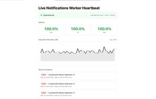 Share your public status page url with your stakeholders, team or customers. When an incident is ack'ed or being resolved let them know you are notified and working on it.