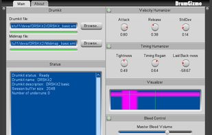 DrumGizmo screenshot 1