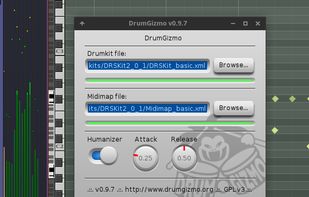 DrumGizmo screenshot 1