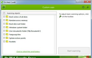 Dr.Web CureIt! screenshot 1