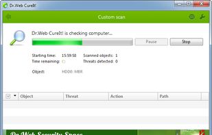 Dr.Web CureIt! screenshot 2