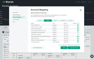 Custom account mapping for complete control.