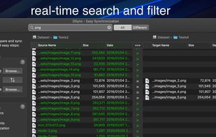 Realtime search and filtering