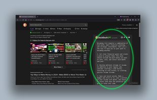 AI response in DuckDuckGo desktop sidebar