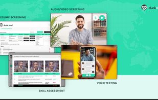 Recruiters can do resume sorting, video interviews and skill assessment from one platform. 