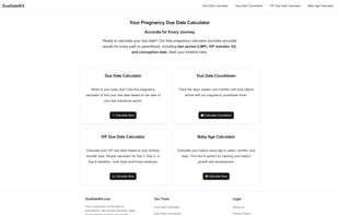 Your Pregnancy Due Date Calculator