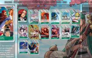 Build and manage One Piece TCG decks directly in your browser with DuelVoyager's visual deck builder, card search, filtering, deck stats, importing, and exporting.