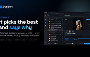 AI Curation names the best shot in each group and the measures behind the choice.