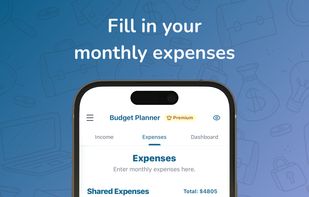Fill in your monthly expenses
