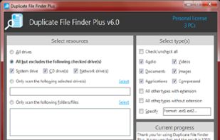 Duplicate File Finder Plus screenshot 1
