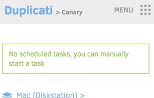 Duplicati screenshot 2