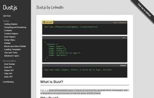 Dust.js screenshot 1