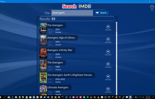 explore your Disk movie info from the app.  