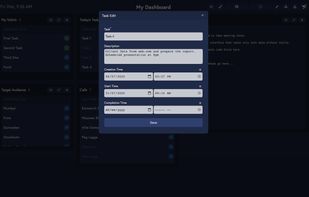 ToDo List Task Full Editing View