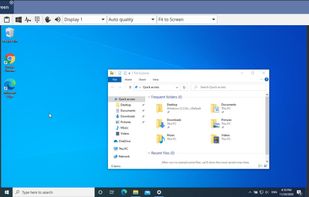 It allows you to fully control the remote system by displaying its screen and allowing cursor control and keyboard input