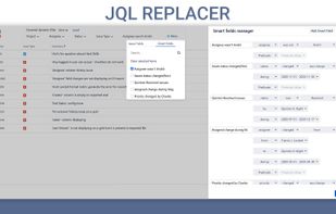 Smart Fields
Generate requests to Jira with smart fields.
A user-friendly menu allows creating requests without JQL knowledge.