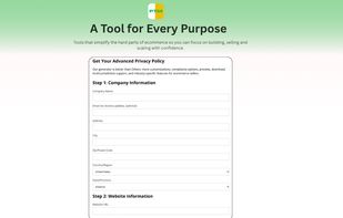 A Tool for Every Purpose